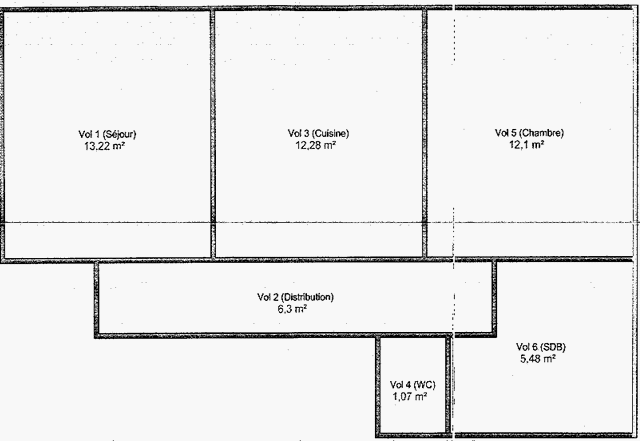plan loi carrez appartement roanne