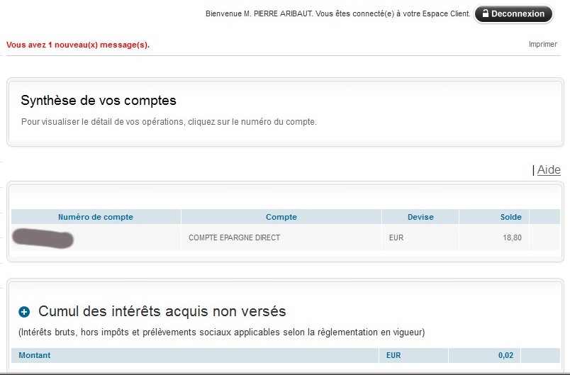 zetrader solde compte sur livret hsbc 20 novembre 2011